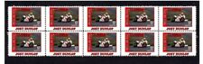 JOEY DUNLOP ISLE OF MAN TT MOTORCYCLE LEGEND STRIP OF 10 MINT STAMPS 2 picture