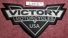 Victory Motorcycle USA Blackout Embroidery Biker Patch worldwide shipping** picture