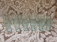 Set of 12 Coke Coca-Cola Genuine Glass 3 oz Mini Shot Glass & 6 oz juice glass.  picture