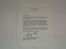 1976 President Jerry Ford SIGNED Letter Cub Scouts Boy Scouts White House Rare picture