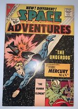 SPACE ADVENTUREs 44 Key 1st App Mercury Man 1962 C-7 10 Cent Charlton picture