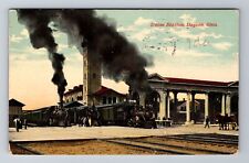 Dayton OH-Ohio, Union Station, Antique, Vintage c1911 Postcard picture