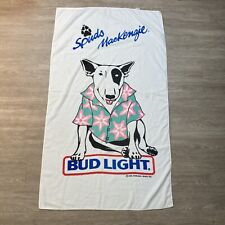 Bud Light Towel Vintage 90s 00s Spuds Mackenzie Beer Beach Water-park Vacation picture