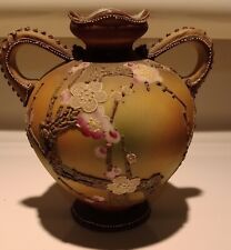 Morimura Gumi Floral Vase Hand Painted Nippon Signed Pre 1911 Rare 5