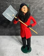 RARE - Byers Choice Carolers Snow Shoveler 1995 - SIGNED Limited Edition 40/100 picture