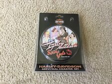 Harley Davidson Servi-gal tin coaster set picture