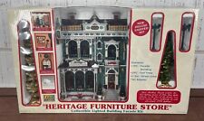 Lemax Essex Street Facade Heritage Furniture Store Wall or Tabletop Setting  picture