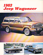 1982 Jeep Grand and Wagoneer Original Sales Brochure Folder Brougham picture