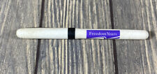 Vintage Freedom Years White Pen With Cap picture