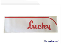 Vintage Lucky Stores Paper Hat 1970s Meat Grocery Store Supermarket UnWorn picture