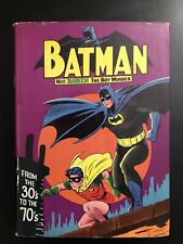 Batman From the 30's to the 70's (hardcover) 1971 by E. Nelson Bridwell picture