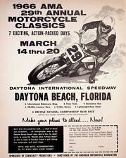 1966 Daytona Beach Florida Motorcycle Classics AMA 29th - Vintage Ad picture
