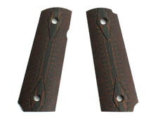 Linville Grips 1911 Series Full Size Grip Aruba Linen Micarta Red/Black picture
