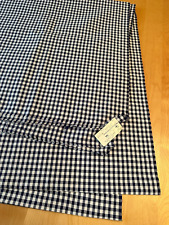 VINTAGE GINGHAM SEERSUCKER FABRIC 2.5 YARDS POLY COTTON picture