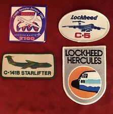 VTG Lockheed Patches & Decal Lot of 4 picture