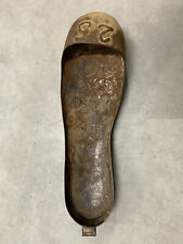Vintage Motorcycle Flat Track Racing Hot Shoe Steel Toe Possibly Ken Maely picture