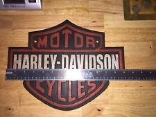 Harley Davidson Garage Sign 13” Triumph Patina Texaco Sinclair CAST IRON METAL picture