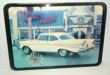 Maxcy Flyers Cafe Diner 1957 Chevy Bel Air Slimline Wall Clock picture