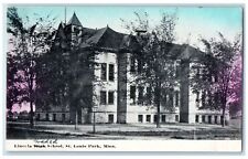 1914 Lincoln Graded School St. Louis Park Minnesota MN Posted Vintage Postcard picture