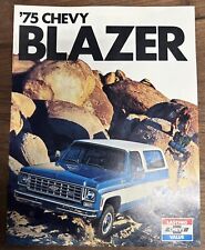 1975 Chevrolet K5 Blazer Color Sales Brochure Booklet 8 Pages New Old Stock picture
