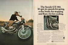 1973 Suzuki GT-380 - 2-Page Vintage Motorcycle Ad picture