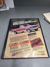 1981 Ford Ranger F 100 Pickup Truck Vintage Poster Print Ad 8.5 x 11