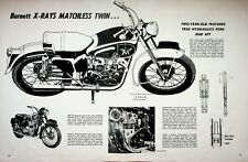 1951 Matchless Twin - 2-Page Vintage Motorcycle Ad picture