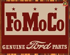 FoMoCo - Genuine Ford Parts - Rare - Metal Sign 11 x 14 picture