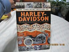 The Timechart History of Harley Davidson 2003 Hard Cover Book. Fold-Out Timeline picture