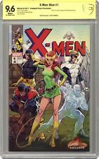 X-Men Blue #1 Campbell Retro Variant CBCS 9.6 SS Campbell 2017 23-19BB97E-003 picture