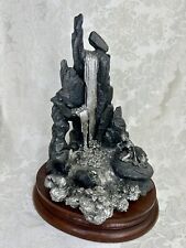 CHILMARK  PEWTER  SCULPTURE INDIAN RARE  “ COOL Waters” USA Fine detail #88/250 picture