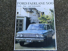 FORD FAIRLANE 1964 '' FORD AUST ''  BROCHURE picture
