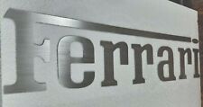 Ferrari, Garage Sign, 4 Feet, Beautiful Brushed Finish, Home, Shop or Office picture