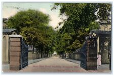1908 Main Gate Naval Academy Exterior Road Annapolis Maryland Vintage Postcard picture