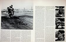 1971 Yamaha HT1 90 Enduro Motorcycle Road Test - 3-Page Vintage Article picture