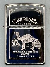 Vintage 1995 Camel Turkish Blend Double Sided HP Chrome Zippo Lighter NEW picture