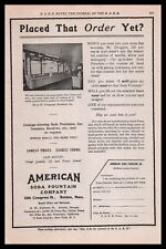 1912 American Soda Fountain Co. Henry Livingston Savannah Georgia Photo Print Ad picture