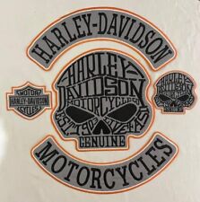 Harley Large Embroidered Biker Patches for Vest/Jacket Iron on picture