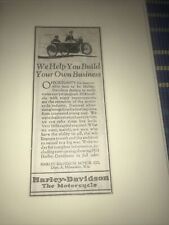 1923 Harley Davidson original Motor Cycle ad  fd3 picture