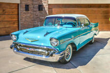 1957 Chevy Bel Air Coupe Blue Auto Refrigerator / Tool Box  Magnet picture