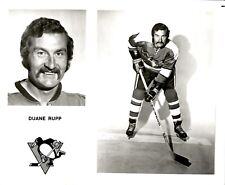 PF9 Original Photo DUANE RUPP 1971-72 PITTSBURGH PENGUINS NHL HOCKEY DEFENSE picture