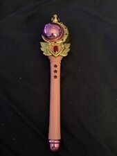 Vintage 2000 Original First Sailor Moon Spiral Heart Moon Wand Rod *Tested Works picture
