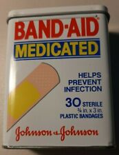 Band Aid Tin, Medicated Variety, Vintage Johnson and Johnson   picture