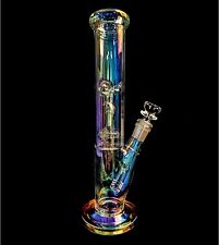 12 Inch Heavy Glass Bongs Percolator Water Pipe Smoking Hookah 14mm Bowl Thick  picture