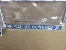 NOS Vintage NFL Dallas Cowboys License Plate Frames Set of 2      B picture
