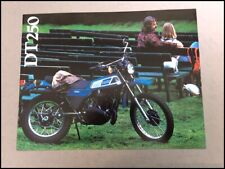 1977 Yamaha DT250 Bike Vintage Original Motorcycle Sales Brochure Folder picture