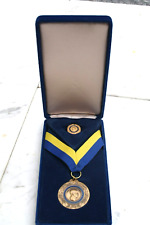 Vintage Paul Harris Fellow Rotary Foundation Medal & Tie Tac Set. Original Case. picture