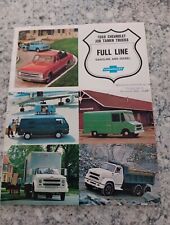 1968 Chevrolet Job Tamer Trucks Print Ad. Dealer Handout.  Grossman Chevrolet  picture
