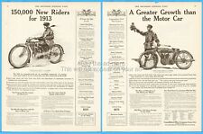 1913 Yale Twin Motorcycle Consolidated Mfg Co. Toledo Ohio Vintage 1912 Ad picture