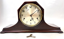 Antique HERMAN MILLER Vintage Wooden Mantle Clock, WESTMINSTER CHIMES, Runs Well picture